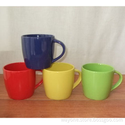 Promotional mugs, 12oz volume, with customer's logo, ideal for gifts and promotions, various colors